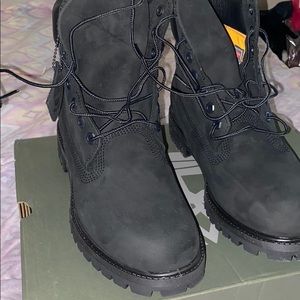 All Black Timberlands Boots